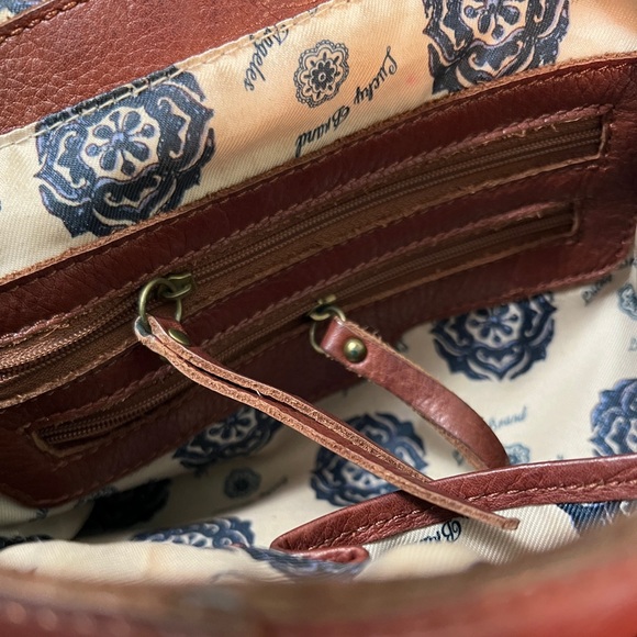 Lucky Brand Rich Brown Leather Bag - Picture 7 of 10